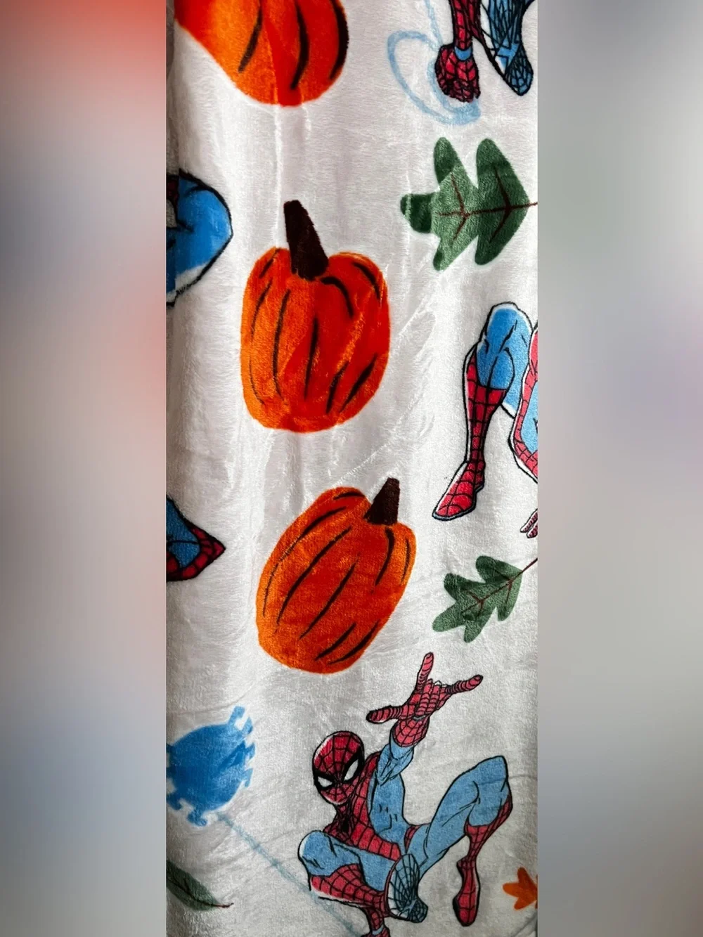NEW Disney Spiderman Fall Harvest Throw Blanket 50”x70” 2026